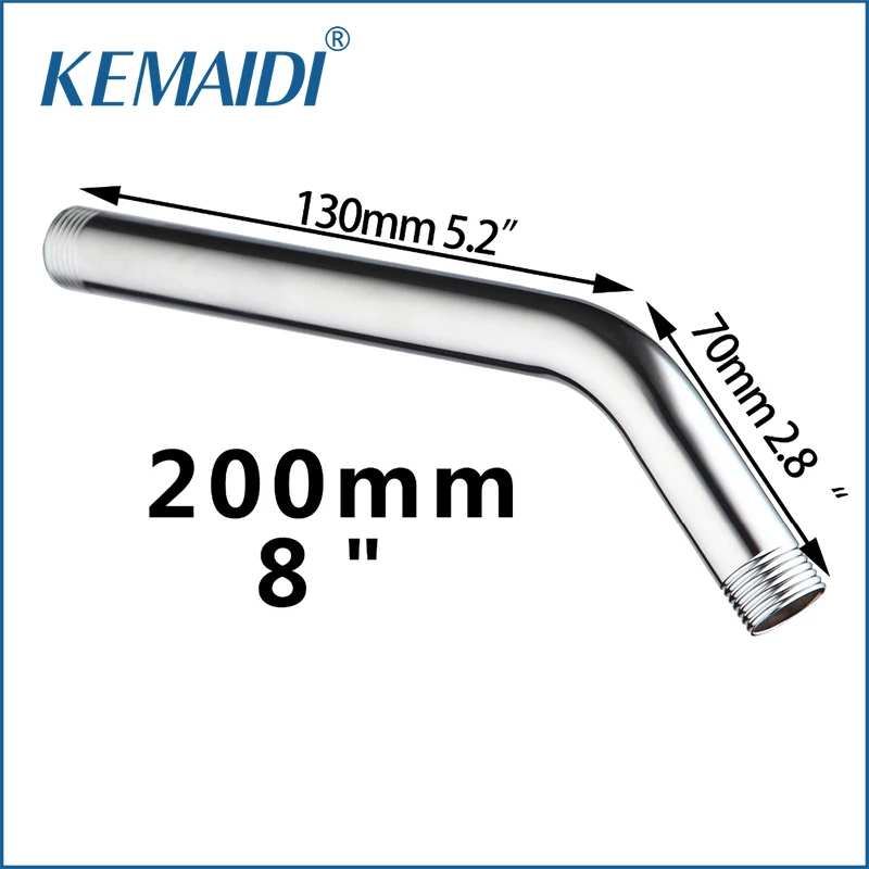 KEMAIDI Bathroom Shower Arms Bath Shower Extension Pipes 5621-20 Stainless Steel tubo de chuveiro Bathroom Shwoer Holder
KEMAIDI Bathroom Shower Arms Bath Shower Extension Pipes 5621-20 Stainless Steel tubo de chuveiro Bathroom Shwoer Holder