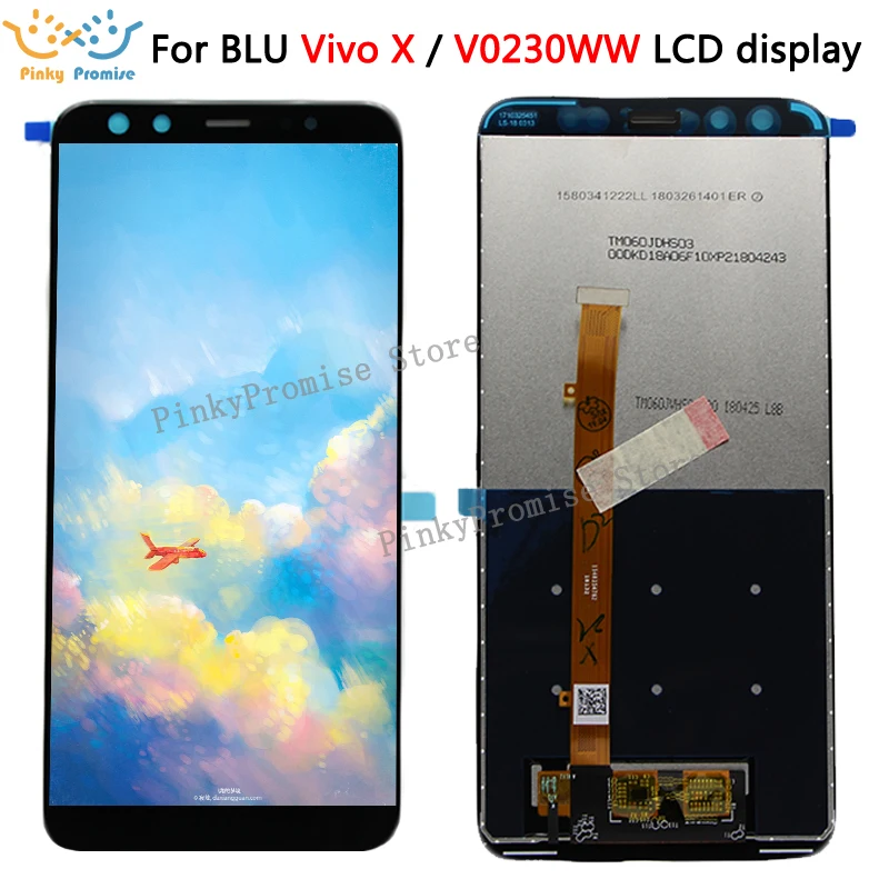 Новый 6 дюймовый ЖК дисплей Blu Vivo X V0230WW LTE + кодирующий преобразователь сенсорного