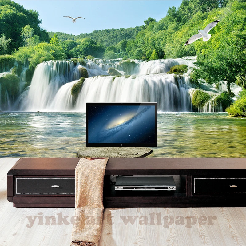 Custom 3D Photo Wallpaper Natural Waterfall Mural Country Style 3D Non-woven Paper Wall Papers Living Room Sofa Backdrop
Custom 3D Photo Wallpaper Natural Waterfall Mural Country Style 3D Non-woven Paper Wall Papers Living Room Sofa Backdrop