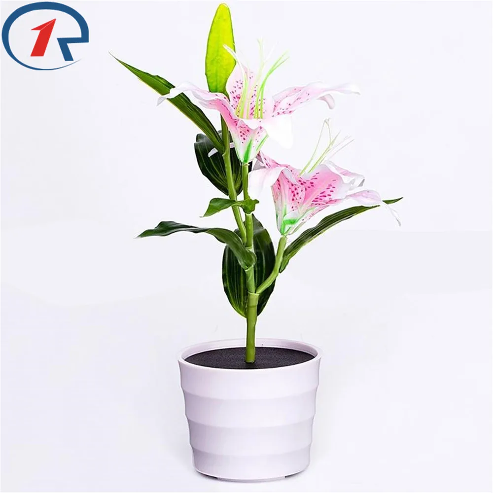 ZjRight New mini LED bulb Solar charge Energy saving Garden night Lighting Waterproof Pot Pink Lily Flower Decor Xmas gift Lamp
ZjRight New mini LED bulb Solar charge Energy saving Garden night Lighting Waterproof Pot Pink Lily Flower Decor Xmas gift Lamp