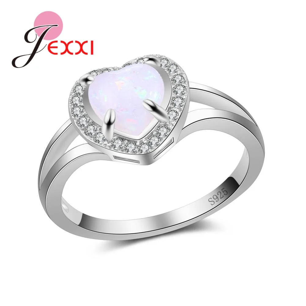 Charming White Heart Opal Design Rings For Women Girls 925 Sterling Silver Jewelry Engagement Best Accessories Fine Gifts
Charming White Heart Opal Design Rings For Women Girls 925 Sterling Silver Jewelry Engagement Best Accessories Fine Gifts