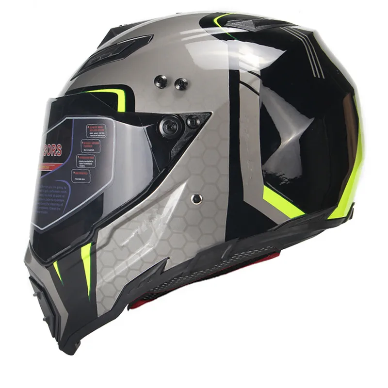 2020 Motorcycle Helmet Men Full Face Helmet Moto Riding ABS Material Adventure Motocross Helmet Motorbike DOT Certification
2020 Motorcycle Helmet Men Full Face Helmet Moto Riding ABS Material Adventure Motocross Helmet Motorbike DOT Certification