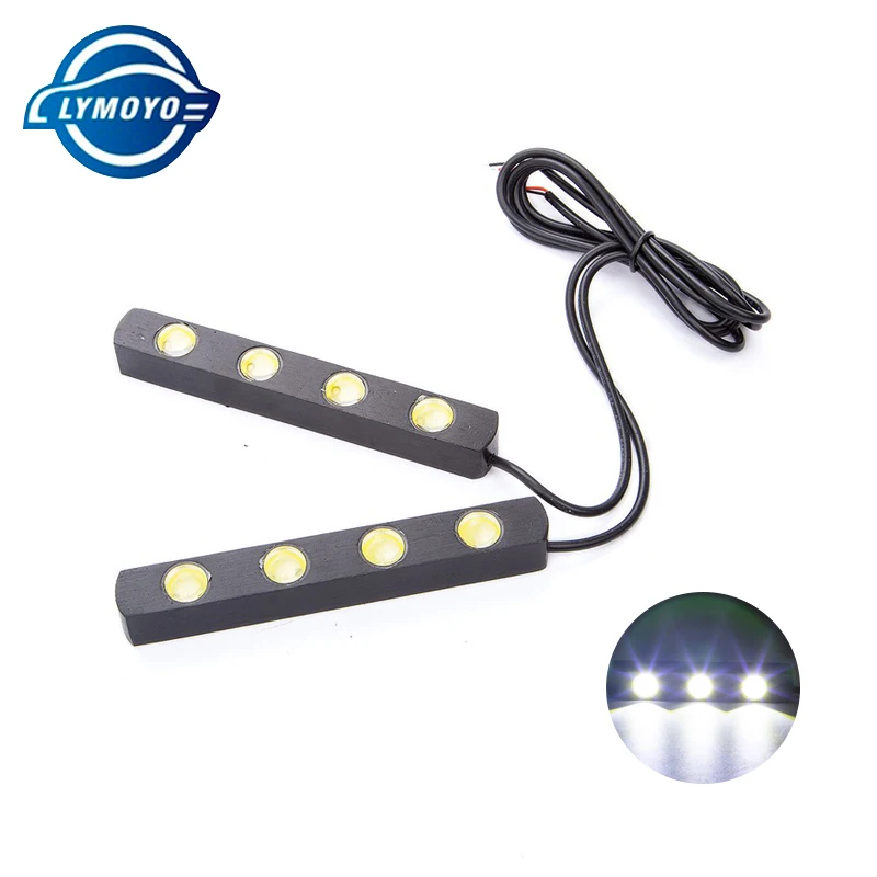 2Pcs/lot White High-power Waterproof 8W 4 LED Eagle Eye LED DRL Daytime Running Lights for Car Parking Fog Lamp Reverse Lights
2Pcs/lot White High-power Waterproof 8W 4 LED Eagle Eye LED DRL Daytime Running Lights for Car Parking Fog Lamp Reverse Lights