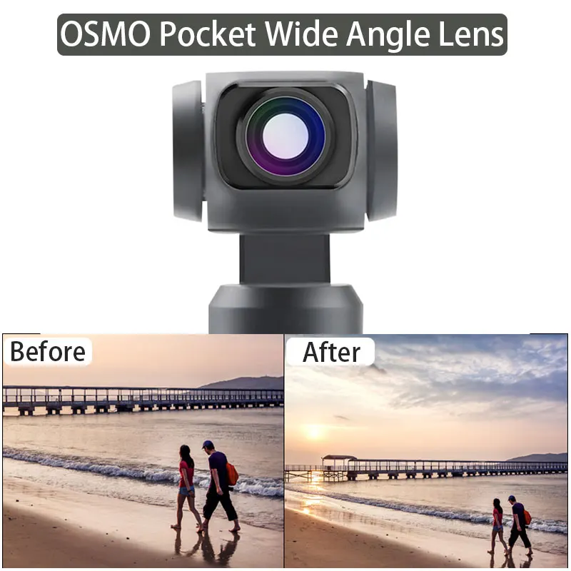 DJI OSMO Pocket Camera Portable Magnetic Wide-angle Lens Handheld Gimbal Wide Angel Camera Lens DJI OSMO Pocket Accessories
DJI OSMO Pocket Camera Portable Magnetic Wide-angle Lens Handheld Gimbal Wide Angel Camera Lens DJI OSMO Pocket Accessories