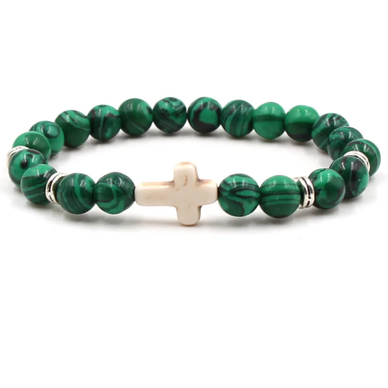 New Arrival Fashion Charm Elastic Force Bracelets Men And Women Same Paragraph Cross Pattern Decoration Stone Bracelet Jewelry
New Arrival Fashion Charm Elastic Force Bracelets Men And Women Same Paragraph Cross Pattern Decoration Stone Bracelet Jewelry