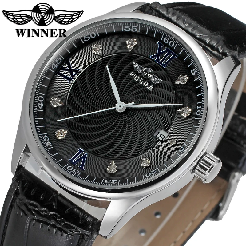 New Winner Casual Automatic Watches Men Hot sale Automatic fashion Men Watch black leather strap Shipping Free WRG8024M3S6
New Winner Casual Automatic Watches Men Hot sale Automatic fashion Men Watch black leather strap Shipping Free WRG8024M3S6
