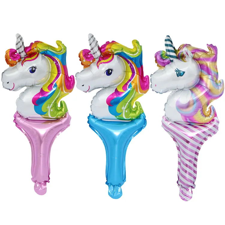 

Unicorn Balloons Horse Helium Foil Balloon Kids Birthday Party Favor Rainbow Walking Balloon Giant Magical Unicorn Party Supply