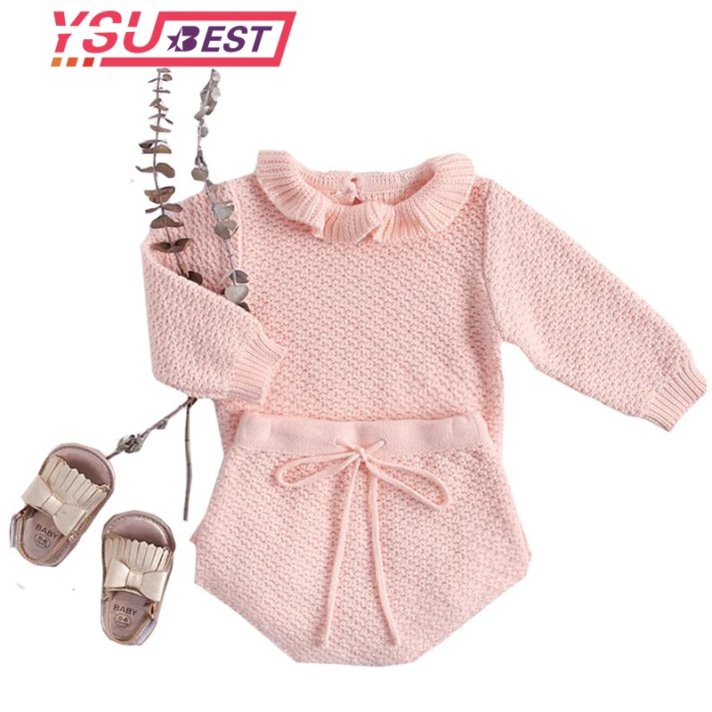 Two Girls Suit Knit Cotton Baby Long Sleeve Blouse + Lotus Leaf Shorts Baby Clothing Set Infant Clothing Suit Baby Boy Clothes
Two Girls Suit Knit Cotton Baby Long Sleeve Blouse + Lotus Leaf Shorts Baby Clothing Set Infant Clothing Suit Baby Boy Clothes