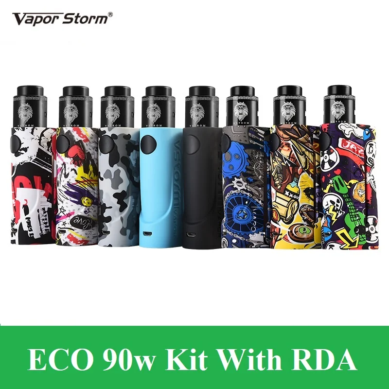 Vapor Storm ECO 90 w электронная сигарета Vaper 18650 Батарейный мод для электронных сигарет с