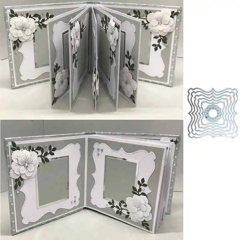 Wave Square Frames Concentric Circle Metal Cutting Dies for DIY Scrapbooking Paper Cards Making Decorative Crafts 2019 New Dies
Wave Square Frames Concentric Circle Metal Cutting Dies for DIY Scrapbooking Paper Cards Making Decorative Crafts 2019 New Dies