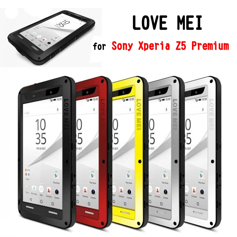 LOVEMEI противоударные металлические алюминиевые чехлы с стеклом Gorilla Glass для SONY Xperia Z5 Premium E6883, сверхпрочная защита
LOVEMEI противоударные металлические алюминиевые чехлы с стеклом Gorilla Glass для SONY Xperia Z5 Premium E6883, сверхпрочная защита