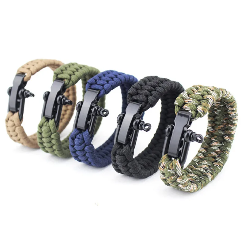 XINYAO Survival Paracord Bracelet Men Outdoor Camping Equipment Woven Parachute Braided Rope Stainless Steel Survival Bracelet
XINYAO Survival Paracord Bracelet Men Outdoor Camping Equipment Woven Parachute Braided Rope Stainless Steel Survival Bracelet