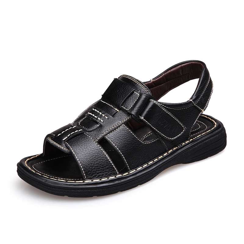 Summer Genuine Leather Shoes Men Sandals 2021 Open Toe Gladiator Sandals Leather Beach Shoes for Man Black Brown
Summer Genuine Leather Shoes Men Sandals 2021 Open Toe Gladiator Sandals Leather Beach Shoes for Man Black Brown