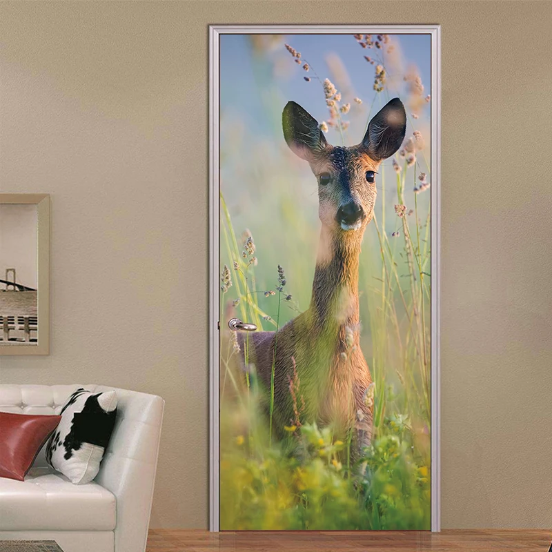 3D Vivi Effect Forest Deer Door Wall Stickers Wallpaper Wall Decals Poster Mural Living Room Bedroom Home Decor
3D Vivi Effect Forest Deer Door Wall Stickers Wallpaper Wall Decals Poster Mural Living Room Bedroom Home Decor