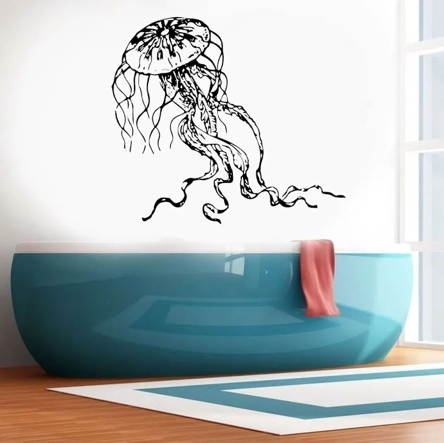 Ocean Sea Decoration Jellyfish Wall Sticker Vinyl Art Home Decor Bathroom Decals Removable Waterproof Wash Basin Mural 3315
Ocean Sea Decoration Jellyfish Wall Sticker Vinyl Art Home Decor Bathroom Decals Removable Waterproof Wash Basin Mural 3315