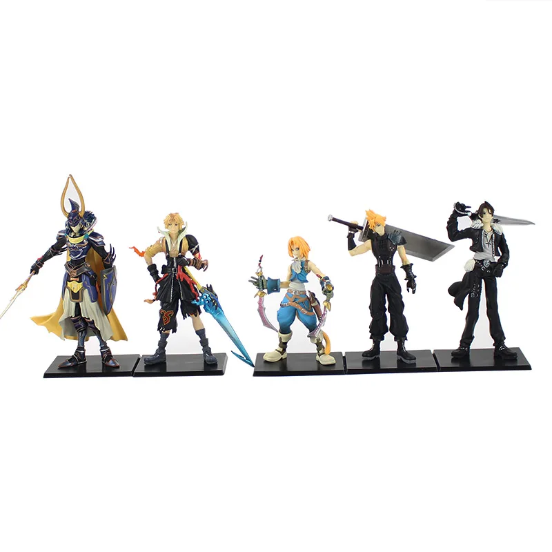 5 шт./компл. Final Fantasy Figure Toys персонаж FF Solid set 1 я коллекция экшн фигурок из ПВХ