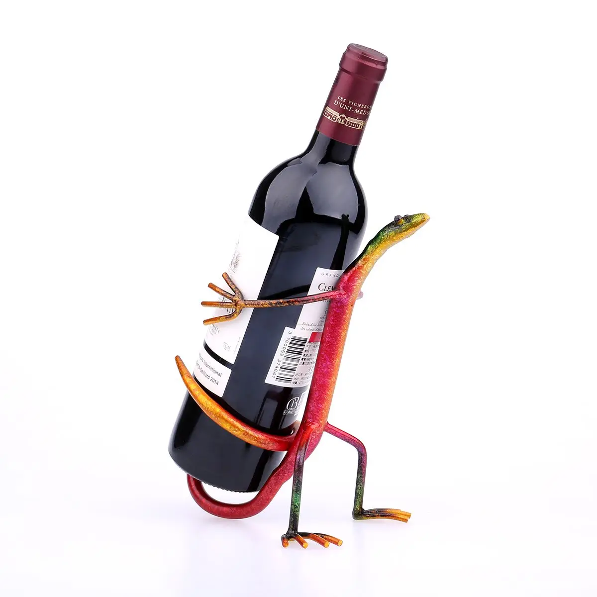 Tooarts Gecko Wine Holder Rack Iron Craft Home Decoration Wine Rack Metal Gecko Grape Wine Bottle Holder for Iron Sculpture
Tooarts Gecko Wine Holder Rack Iron Craft Home Decoration Wine Rack Metal Gecko Grape Wine Bottle Holder for Iron Sculpture