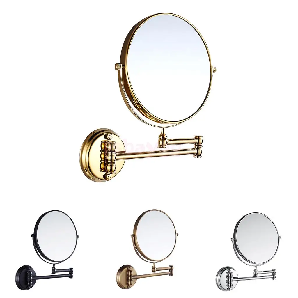 Bath Mirror Cosmetic Mirror Bathroom Wall Mounted Magnifying European Dual Side Arm Extend 2-Face Adjustable Makeup Mirror
Bath Mirror Cosmetic Mirror Bathroom Wall Mounted Magnifying European Dual Side Arm Extend 2-Face Adjustable Makeup Mirror
