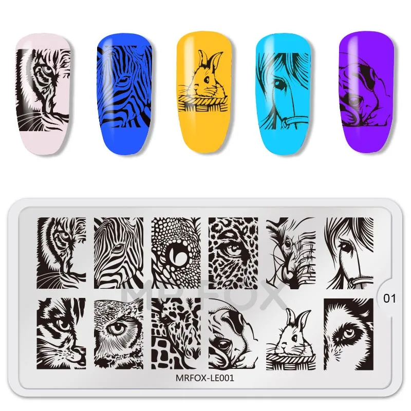 1Pcs 6.5*12.5CM Animal Pattern Nail Art Stamping Plates Stamping Nail Image Templates Manicure Nail Stamps
1Pcs 6.5*12.5CM Animal Pattern Nail Art Stamping Plates Stamping Nail Image Templates Manicure Nail Stamps