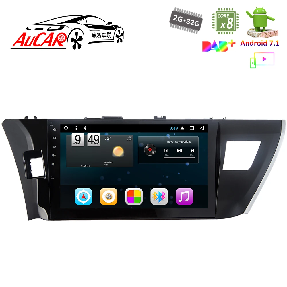 Система GPS-навигации для Toyota Corolla 7,1-2015, Android 10,1, 2013 Дюймов, Восьмиядерный процессор 1024*600, радио с Bluetooth и GPS, радио, Wi-Fi, 4G, стерео
Система GPS-навигации для Toyota Corolla 7,1-2015, Android 10,1, 2013 Дюймов, Восьмиядерный процессор 1024*600, радио с Bluetooth и GPS, радио, Wi-Fi, 4G, стерео