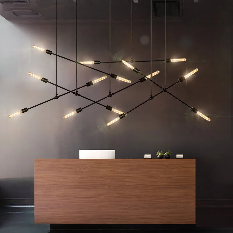 Industrial Hanging Pipe Pendant Light Black Iron Long Droplight Lamp Living room Study Bedroom Restaurant Cafe Decoration Lamp
Industrial Hanging Pipe Pendant Light Black Iron Long Droplight Lamp Living room Study Bedroom Restaurant Cafe Decoration Lamp