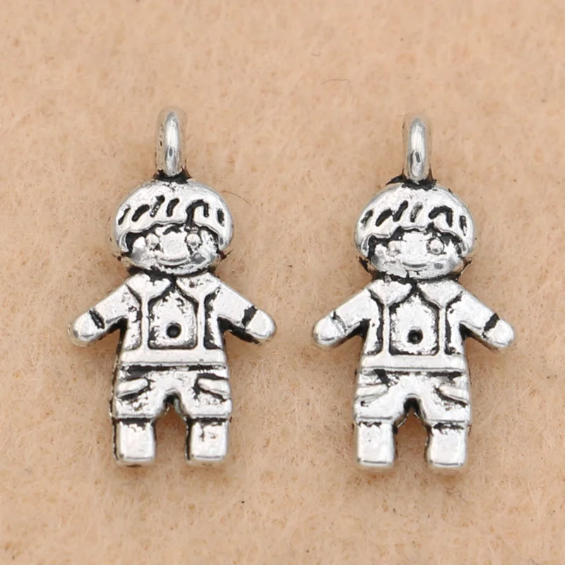 20pcs Tibetan Silver Plated Boy Charm Pendant for Jewelry Making Bracelet Diy Accessories 16x9mm
20pcs Tibetan Silver Plated Boy Charm Pendant for Jewelry Making Bracelet Diy Accessories 16x9mm