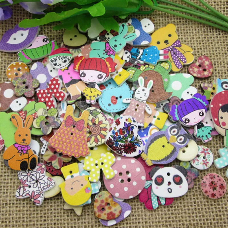 50Pcs Mixed Wood Sewing Decorative Buttons For Clothes Scrapbooking Needlework Handicraft Botones DIY Apparel Accessories
50Pcs Mixed Wood Sewing Decorative Buttons For Clothes Scrapbooking Needlework Handicraft Botones DIY Apparel Accessories