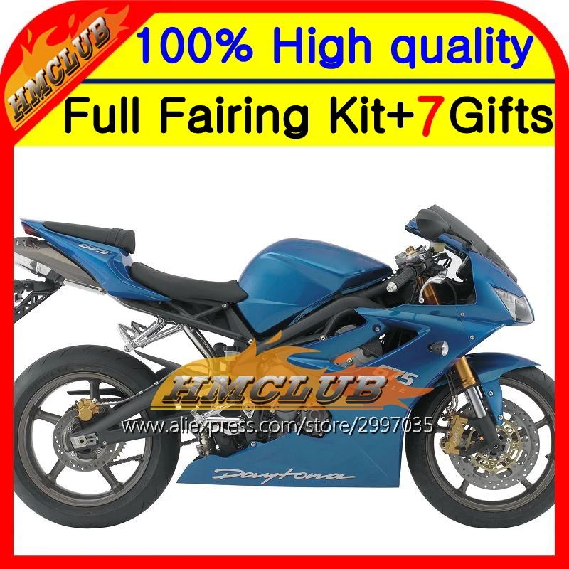 Body For TRIUMPH Daytona 675 ALL Blue 2002 2006 2007 2008 2008 9HM74 02-08 02 03 04 05 06 ALL Gloss Blue 07 08 08 08 Fairings
Body For TRIUMPH Daytona 675 ALL Blue 2002 2006 2007 2008 2008 9HM74 02-08 02 03 04 05 06 ALL Gloss Blue 07 08 08 08 Fairings