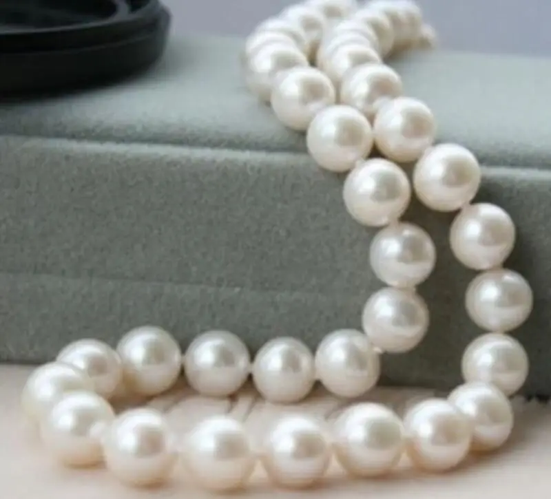 beautiful 9-10mm AA+ White South Sea Pearl Necklace 18" bead charm body jewelry charm jewelry
beautiful 9-10mm AA+ White South Sea Pearl Necklace 18" bead charm body jewelry charm jewelry