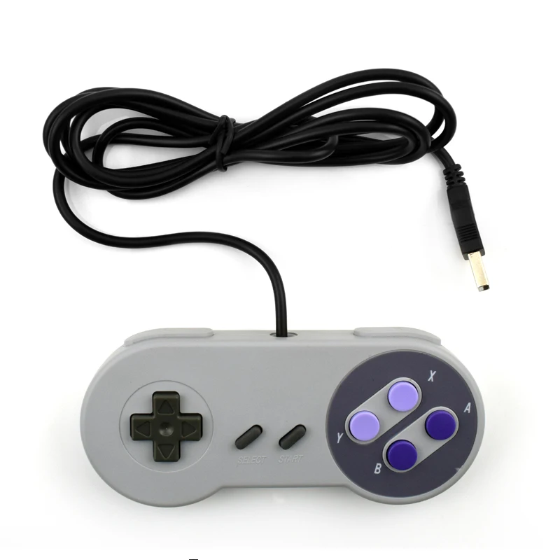 Игровой USB контроллер с серой кнопкой для ПК не классических игр SNES геймпад