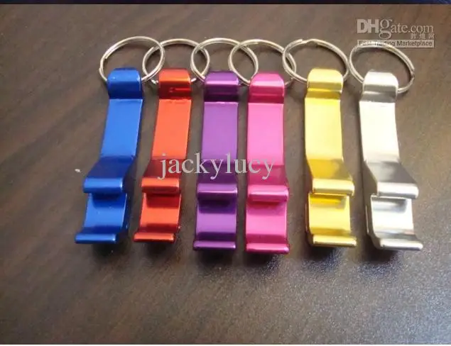 Portable Aluminum alloy beer bottle opener with keyChain new style 2-in-1 design for party gift 100pcs/lot
Portable Aluminum alloy beer bottle opener with keyChain new style 2-in-1 design for party gift 100pcs/lot