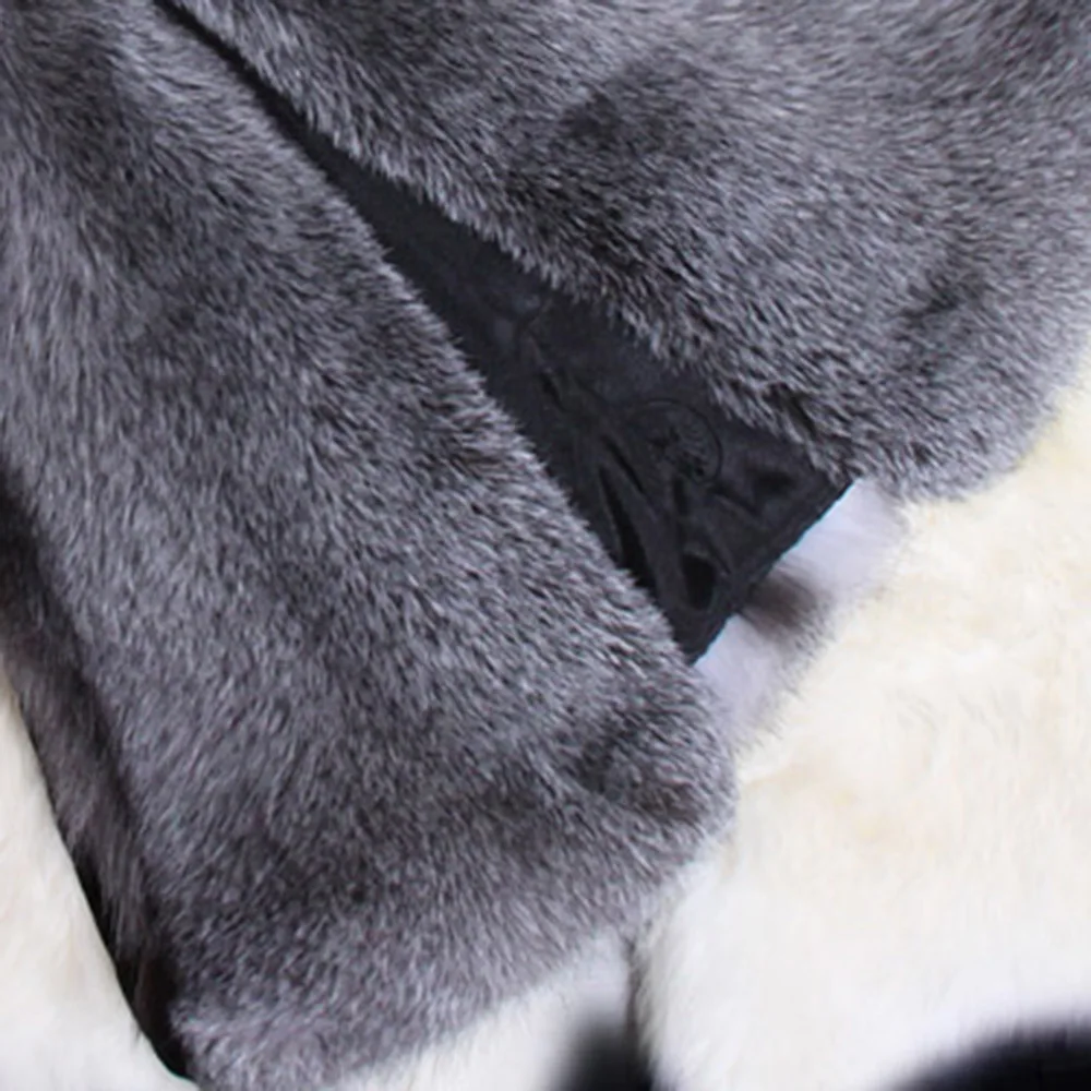 Fashion Nice Plus Size Faux Fur Coat Women Faux Fur Outerwear Winter Fashion Fur Collar Warm Windbreaker Outwear Black
Fashion Nice Plus Size Faux Fur Coat Women Faux Fur Outerwear Winter Fashion Fur Collar Warm Windbreaker Outwear Black