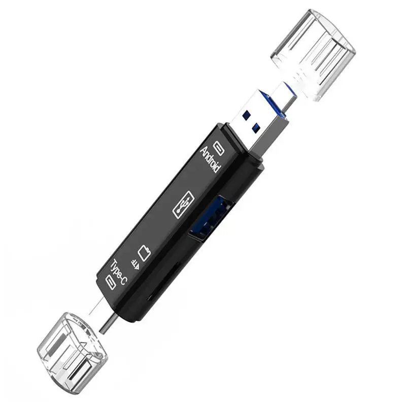 5 в 1 USB 2 0 type C/USB/Micro SD TF считыватель карт OTG адаптер |