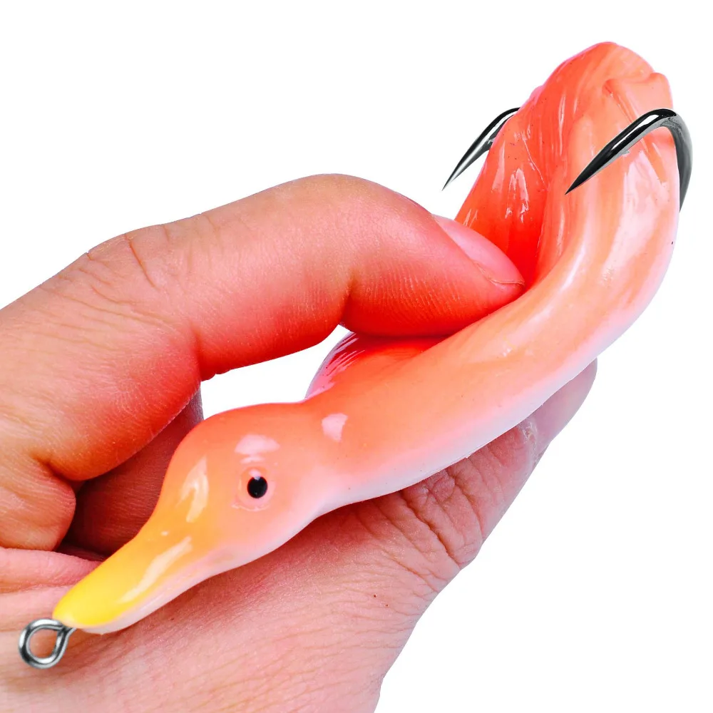 1pcs 105mm 21g Pesca Pike Fishing Lure Artificial Bait 3D Duck Lure Soft Baits Fishing Wobblers Bass Lure fishing accessories
1pcs 105mm 21g Pesca Pike Fishing Lure Artificial Bait 3D Duck Lure Soft Baits Fishing Wobblers Bass Lure fishing accessories