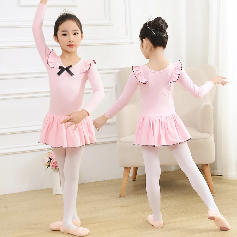 USHINE children girls cotton training dress dance skirt long sleeve ballet suit kids ballet leotard
USHINE children girls cotton training dress dance skirt long sleeve ballet suit kids ballet leotard