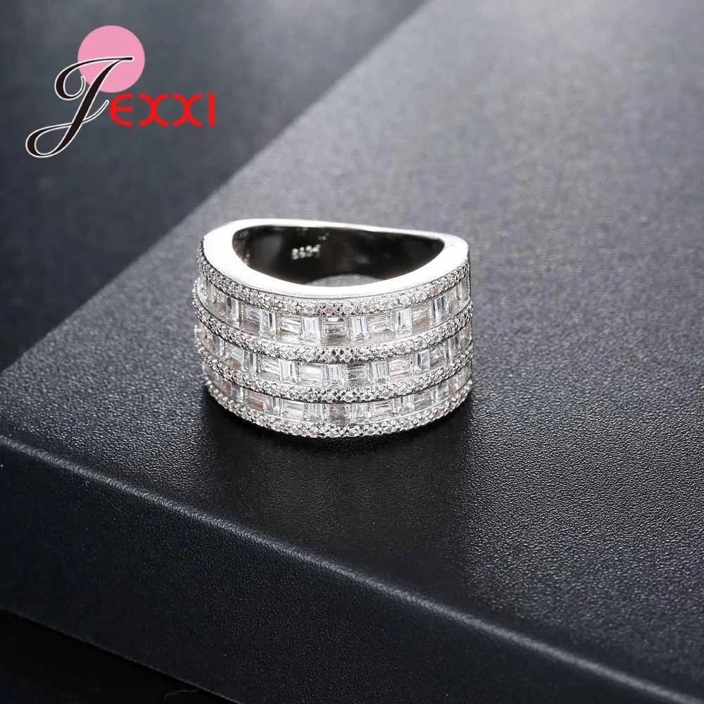 Charm Band Style 925 Sterling Silver Cubic Zircon Wedding Rings For Women And Men Unisex Engagement Party Anillos Bague
Charm Band Style 925 Sterling Silver Cubic Zircon Wedding Rings For Women And Men Unisex Engagement Party Anillos Bague