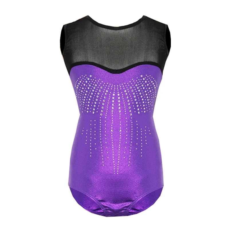 girls gymnastic leotards kids metallic purple and mesh rhinestones dance leotard
girls gymnastic leotards kids metallic purple and mesh rhinestones dance leotard