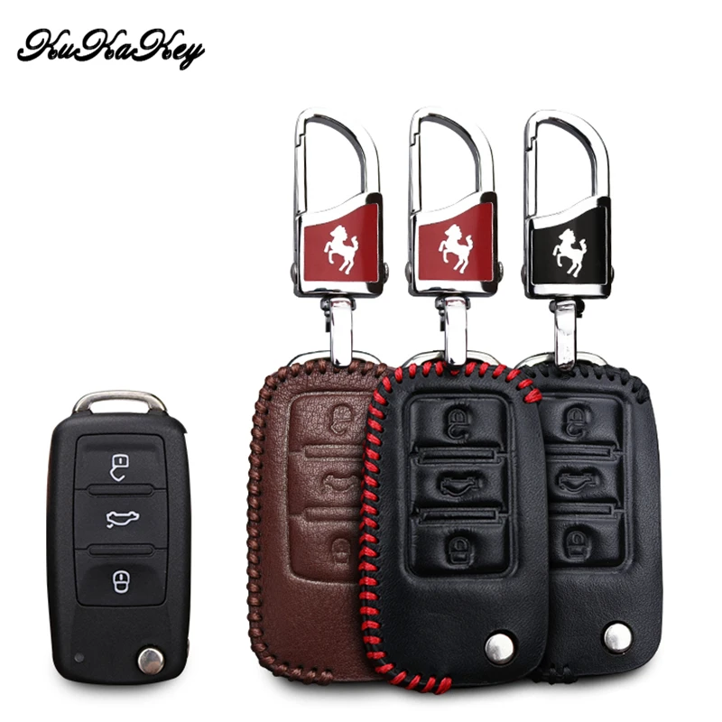 KUKAKEY Leather Car Key Case Key Bag For VW Tiguan Lavida Sagitar Passat Santana Golf 6 POLO Key Cover Styling Accessories
KUKAKEY Leather Car Key Case Key Bag For VW Tiguan Lavida Sagitar Passat Santana Golf 6 POLO Key Cover Styling Accessories