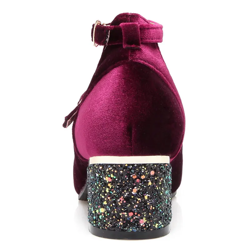 Fanyuan New Fashion Ladies Shoes Square Toe High Heel Shoes Elegant Flock Women's Mary Janes Buckle Strap Zapato Mujer
Fanyuan New Fashion Ladies Shoes Square Toe High Heel Shoes Elegant Flock Women's Mary Janes Buckle Strap Zapato Mujer