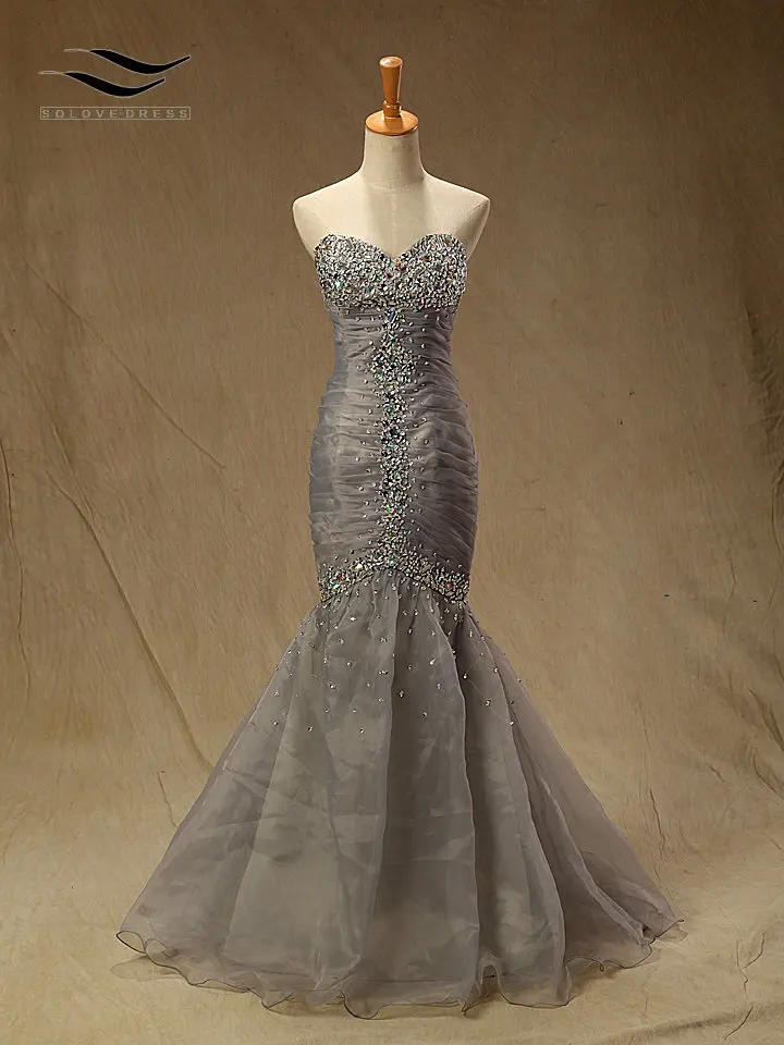 Slovedress Sweetheart Elegant Pleat Beach Crepe Evening Dress Crystals Mermaid Evening Gown Vestido De Festa Longo ( SL-P114 )
Slovedress Sweetheart Elegant Pleat Beach Crepe Evening Dress Crystals Mermaid Evening Gown Vestido De Festa Longo ( SL-P114 )