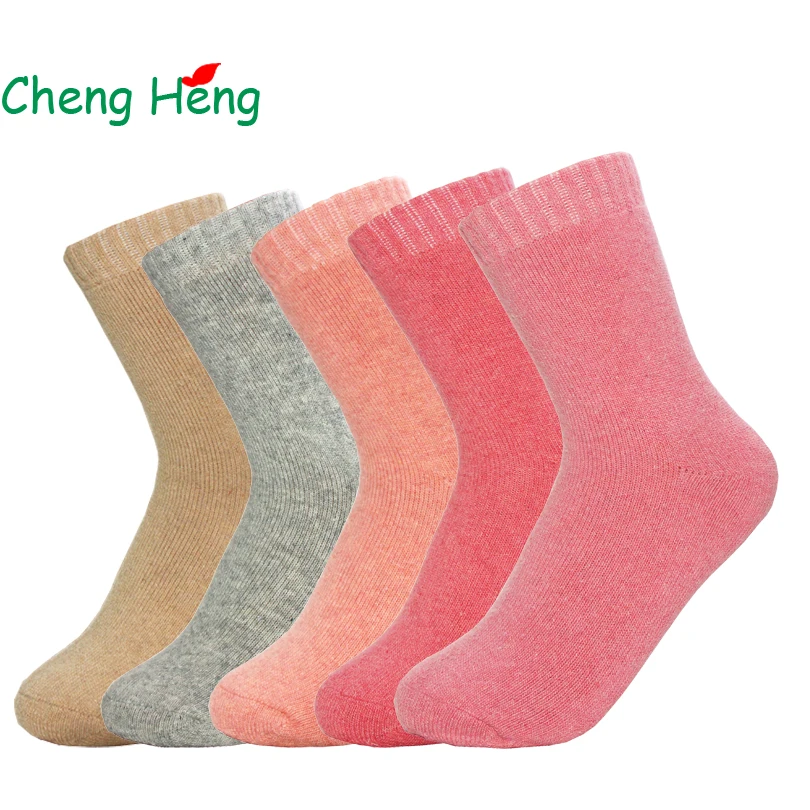 Cheng Heng 5 pairs/bag Fashion New Women Rabbit Wool Spring Autumn Winter Thick Warm Socks Soft Casual Pure color Sock
Cheng Heng 5 pairs/bag Fashion New Women Rabbit Wool Spring Autumn Winter Thick Warm Socks Soft Casual Pure color Sock