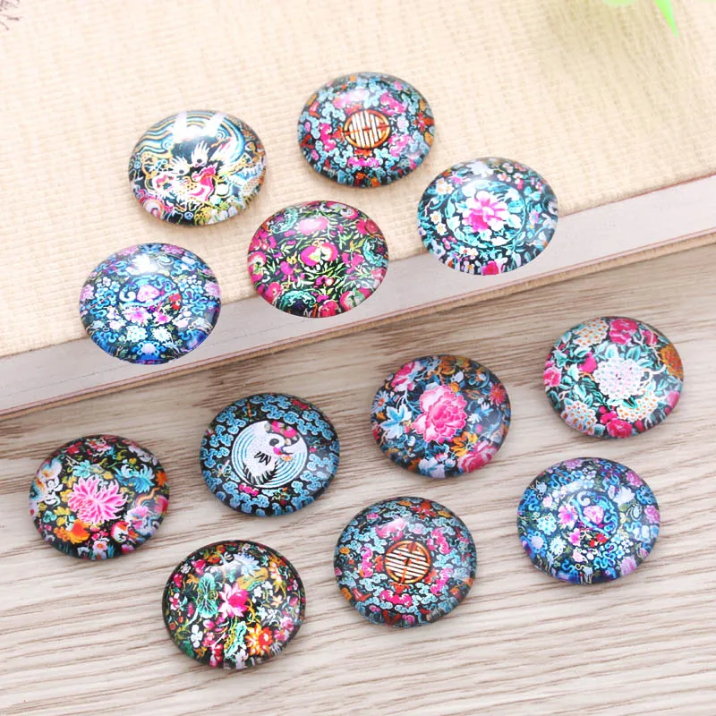 TYLFNL 50 pcs mix flower Pattern Round Glass Cabochon 16mm 18mm Dome Flat Back DIY Jewelry Finding S-010608
TYLFNL 50 pcs mix flower Pattern Round Glass Cabochon 16mm 18mm Dome Flat Back DIY Jewelry Finding S-010608