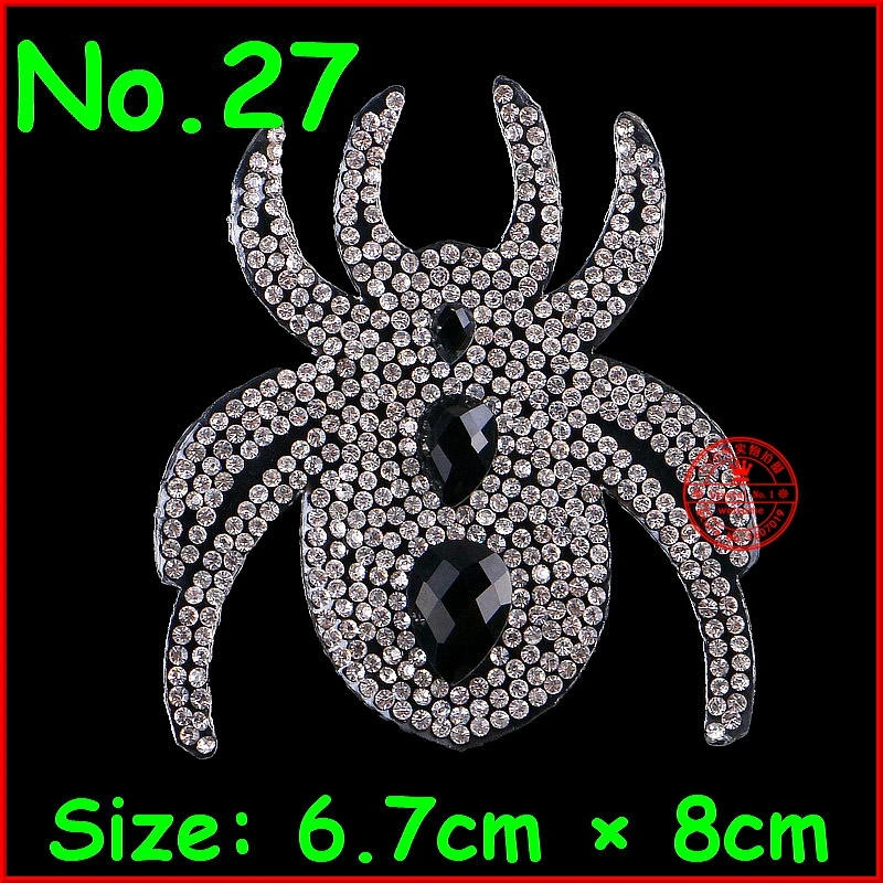 1 pcs Spider Patches Hotfix Rhinestones Motifs Iron On Crystal Patches Applique DIY Garment For Children Women Clothes Wedding
1 pcs Spider Patches Hotfix Rhinestones Motifs Iron On Crystal Patches Applique DIY Garment For Children Women Clothes Wedding