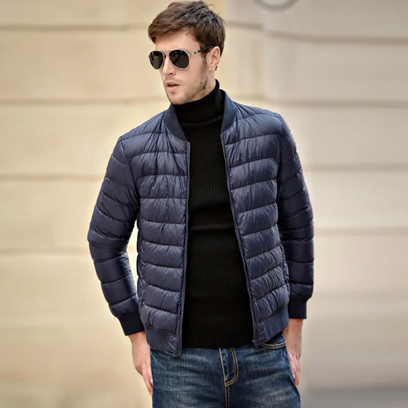 2018 New White Duck Down Jacket Men Autumn Winter Stand Collar Slim Coat Men's Ultra light Down Coat Male Plus Size Parka
2018 New White Duck Down Jacket Men Autumn Winter Stand Collar Slim Coat Men's Ultra light Down Coat Male Plus Size Parka