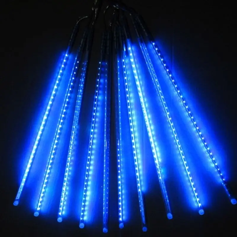 10 трубчатых гирлянд 50 см 2835SMD 520 светодиодов метеоритный душ светильник для