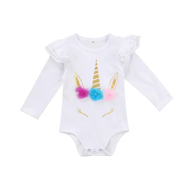 Newborn Infant Baby Girls Unicorn Bodysuit Outfits Summer Clothes Sets Baby Short Long Sleeve Floral Bodysuit One-pieces 0-18M
Newborn Infant Baby Girls Unicorn Bodysuit Outfits Summer Clothes Sets Baby Short Long Sleeve Floral Bodysuit One-pieces 0-18M