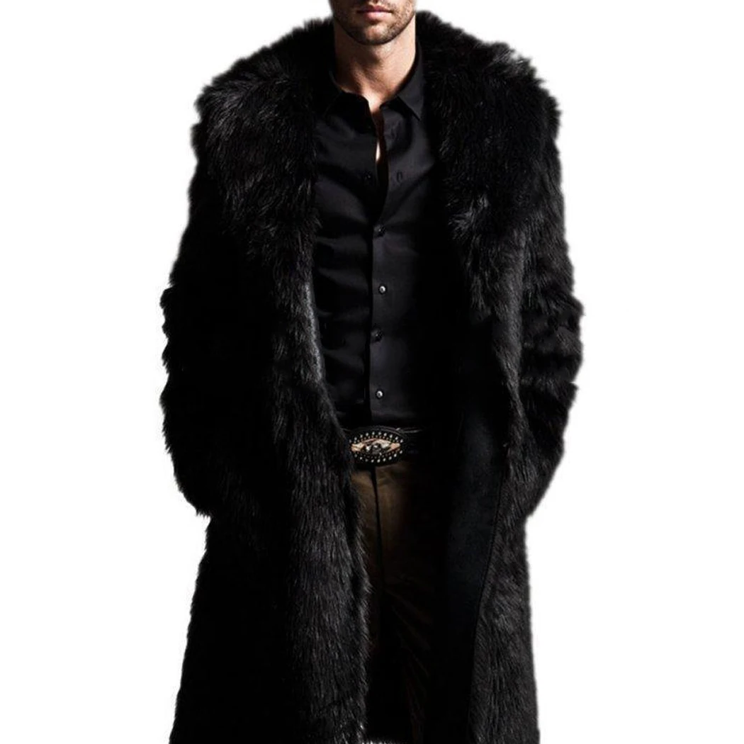Fashion Long Faux Fur Coat Men Winter Faux Fur Jacket on Both Sides Coat Mens Punk Parka Jackets Full Length Leather Overcoats
Fashion Long Faux Fur Coat Men Winter Faux Fur Jacket on Both Sides Coat Mens Punk Parka Jackets Full Length Leather Overcoats
