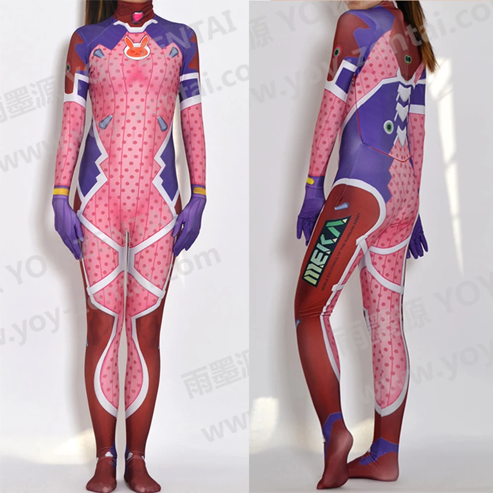 Movie Coser High Quality Custom Made newest DVA Cosplay Costume Pink Suit DVA Pink
Movie Coser High Quality Custom Made newest DVA Cosplay Costume Pink Suit DVA Pink