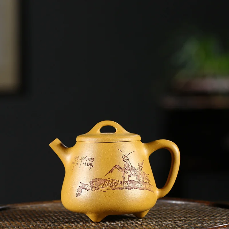 is all hand-made raw ore gold section mud-high stone ladle pot tea-making and health-preserving Kungfu Teapot Tea Set
is all hand-made raw ore gold section mud-high stone ladle pot tea-making and health-preserving Kungfu Teapot Tea Set
