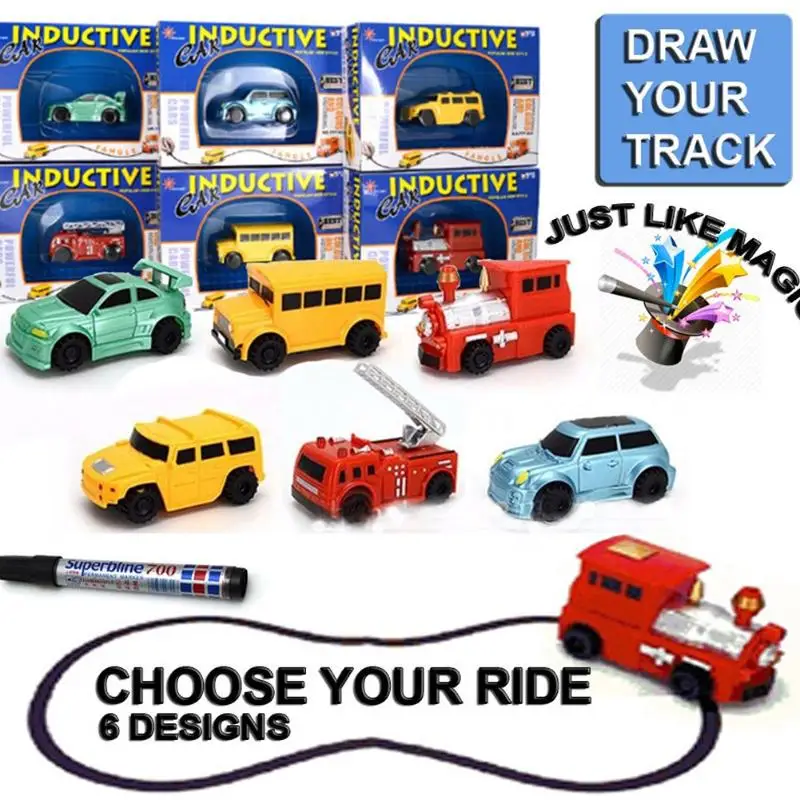 1 Piece Engineering Vehicles Mini Magic Toy Truck Inductive Truck Figure Tank Car Pen Draw Lines Induction Rail Car
1 Piece Engineering Vehicles Mini Magic Toy Truck Inductive Truck Figure Tank Car Pen Draw Lines Induction Rail Car